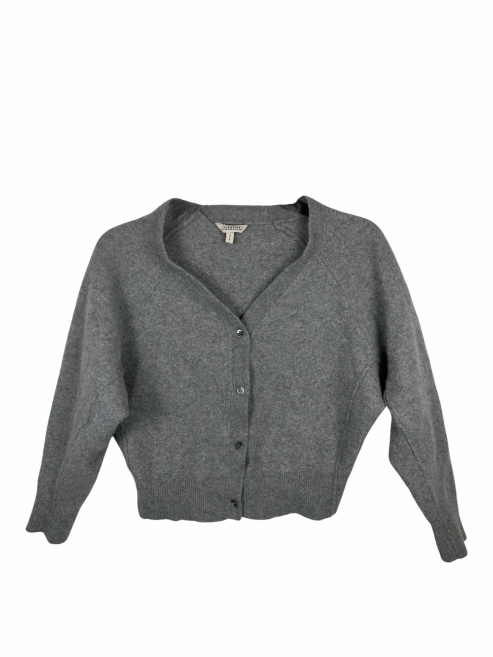 DOROTHEE SCHUMACHER Women’s Cashmere Blend Gray Cardigan In Gray. US Size 6-Med